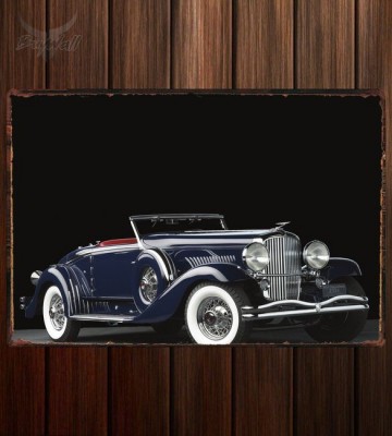 Металлическая табличка Duesenberg J 534 Walker-LaGrande Convertible Roadster